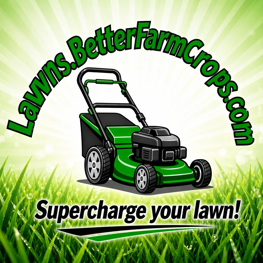 Better Farm Crops Supercharge your lawn graphic